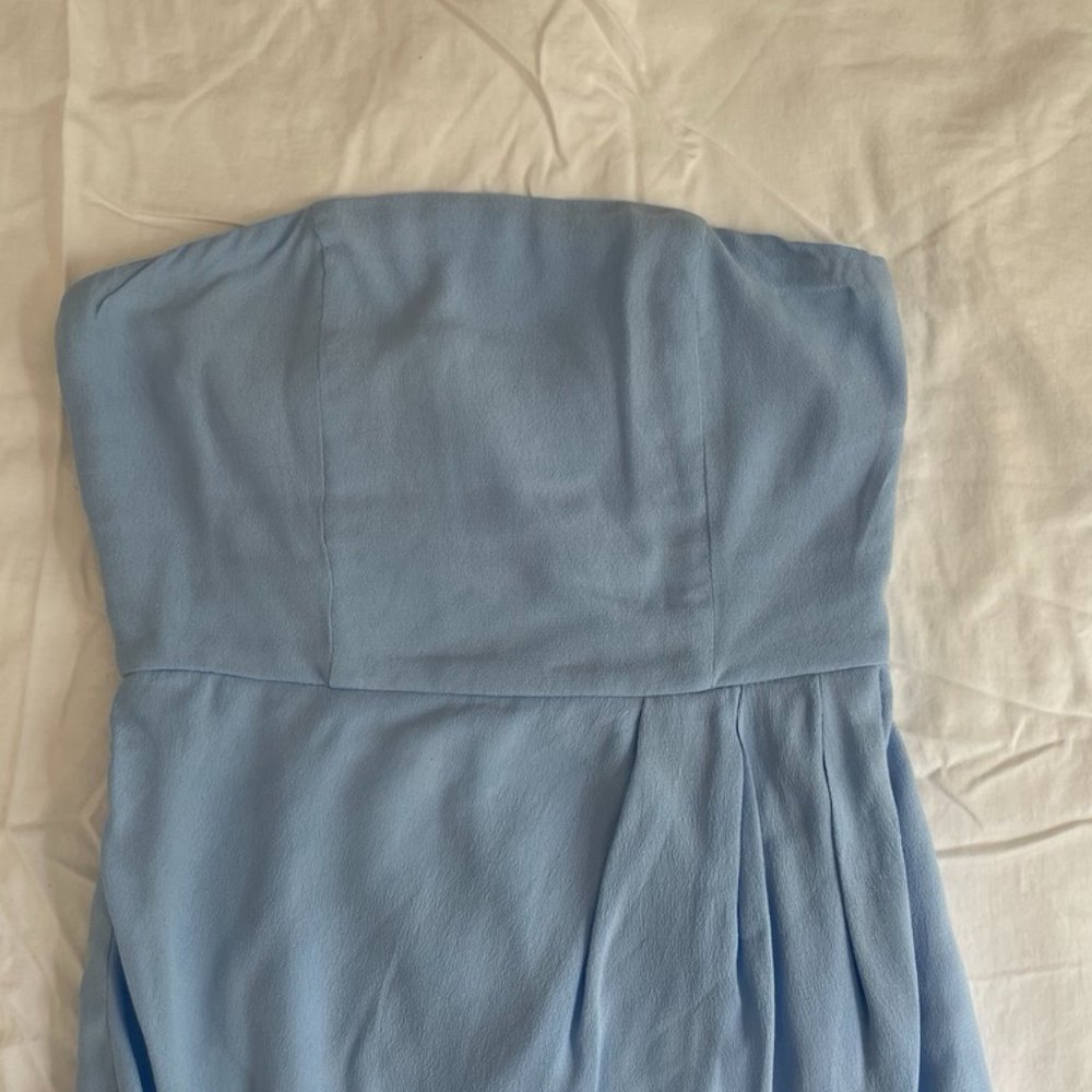 Superdown Strapless Cross Mini Dress - image 3